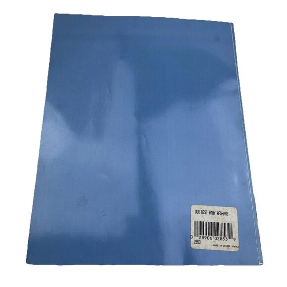 Vintage Our Best Baby Afghans Crochet Pattern Booklet 54 Designs Leisure Arts - Picture 9 of 12